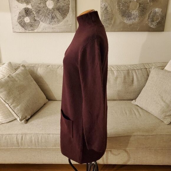 Max Studio Turtleneck Long Sleeve Knit Dress - Picture 5 of 10